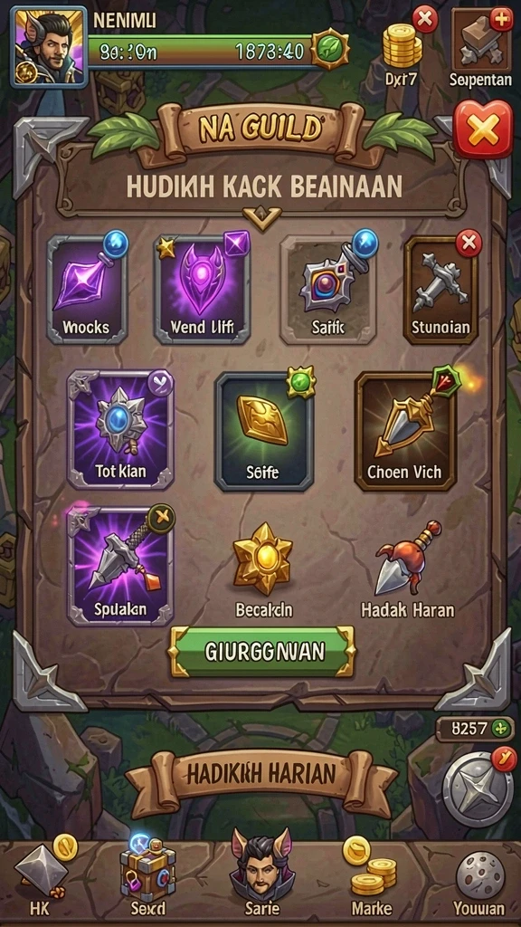 99zk - Karakter unik dengan kemampuan khusus untuk setiap level.