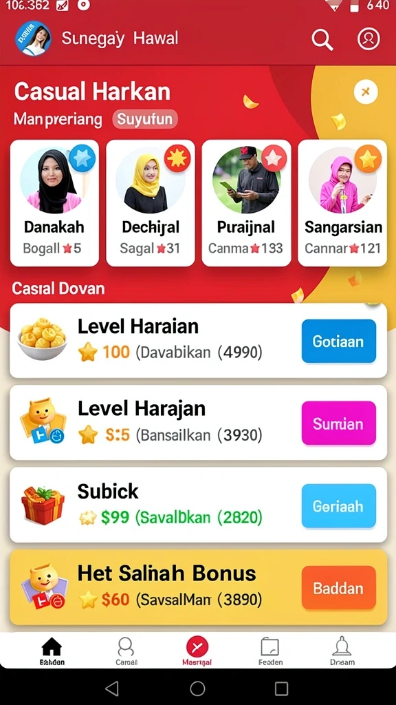 kebuntoto - Karakter lucu dan beragam dalam permainan KEBUNTOTO.