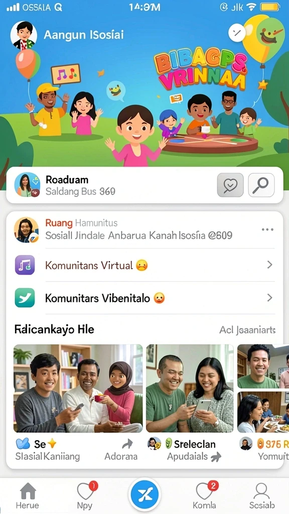 ohtogel - Tampilan antarmuka yang menarik dan mudah dinavigasi.